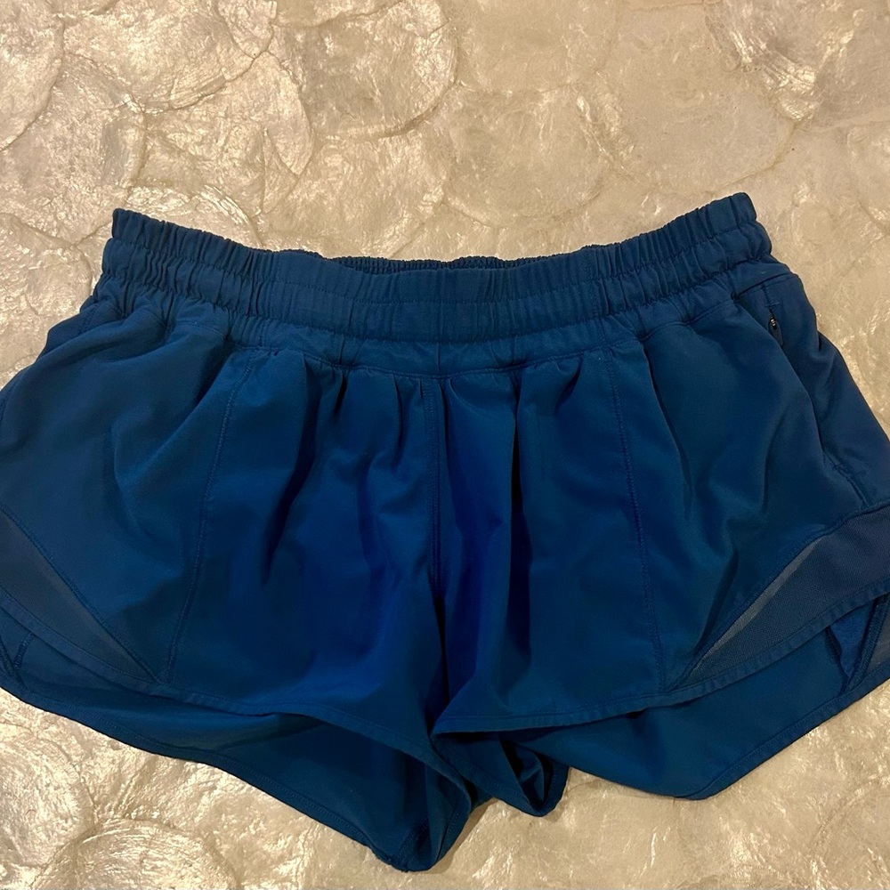 Lululemon Blue Hotty Hot Shorts